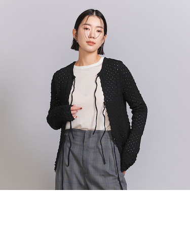 リボンニットカーディガン -2WAY-