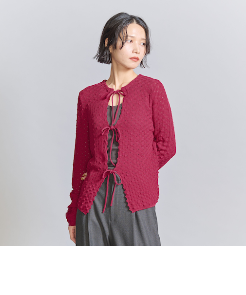 リボンニットカーディガン -2WAY-