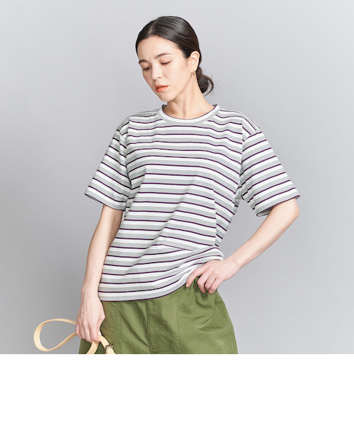 コットンボーダー Tシャツ