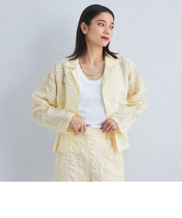 ＜SEASONAL COLLECTION＞ジャカード チェック シャツ