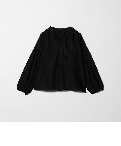 モールストライプ スキッパーブラウス ＜A DAY IN THE LIFE＞