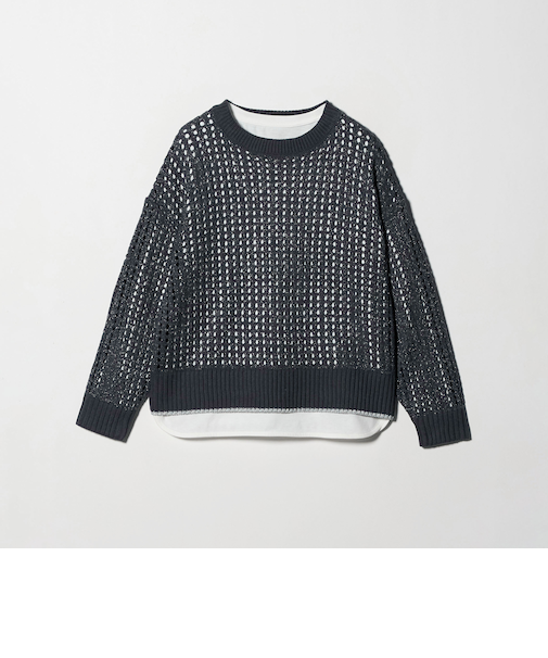 ラメ メッシュニット＋Tシャツ ＜A DAY IN THE LIFE＞