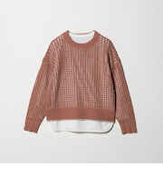 ラメ メッシュニット＋Tシャツ ＜A DAY IN THE LIFE＞