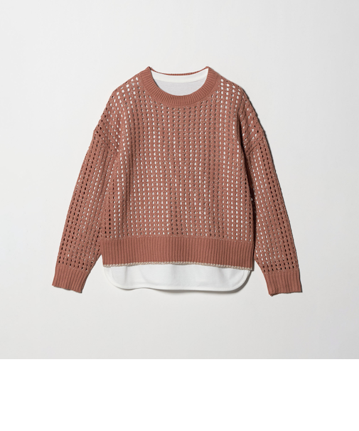 ラメ メッシュニット＋Tシャツ ＜A DAY IN THE LIFE＞