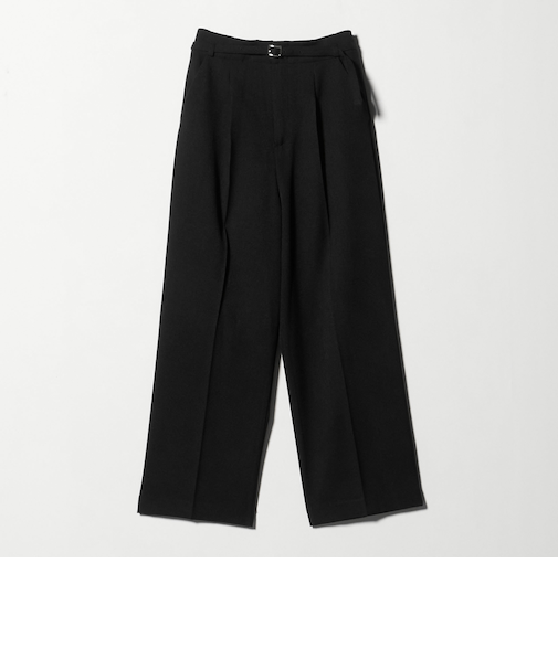 ツイル ベルト タックワイドパンツ <A DAY IN THE LIFE>