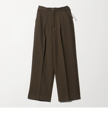 ツイル ベルト タックワイドパンツ ＜A DAY IN THE LIFE＞