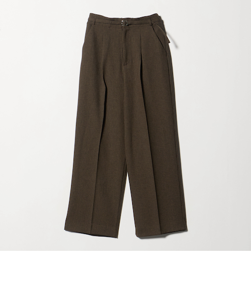 ツイル ベルト タックワイドパンツ ＜A DAY IN THE LIFE＞