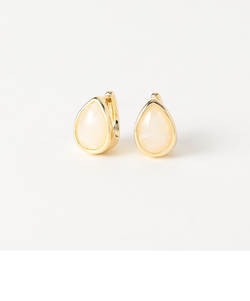 シズクマーブル クリップピアス