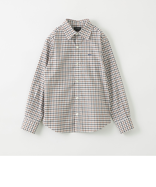 チェックシャツ ロングスリーブ / キッズ 140cm-160cm