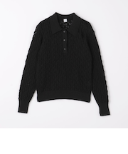 ＜CITEN＞レースアミポロエリニット