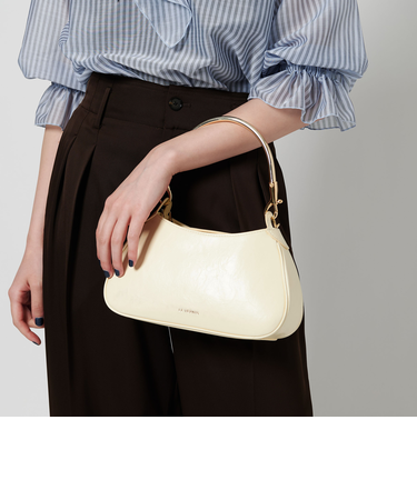 ＜LE VERNIS＞アーチ ハンドル チェーンバッグ -2WAY-