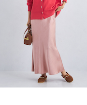 サテン ナロー スカート 2