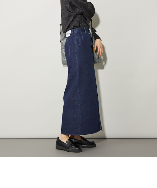 mother マザー デニム スカート ユナイテッドアローズ 膝丈タイトスカート mother マザー デニム スカート ユナイテッドアローズ 膝丈