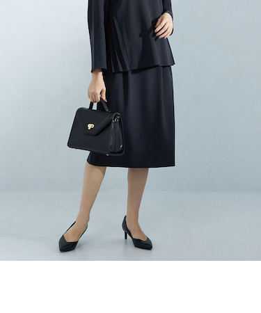 パウドレ ベルト タイトスカート -ウォッシャブル・ストレッチ・防シワ-