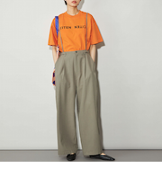 ＜CITEN＞サスペンダーワイドパンツ