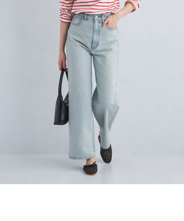 ＜NEEDBY heritage＞LUNA ワイド デニム パンツ