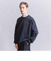 カネマサメリヤス 36G クルーネック スウェット -MADE IN JAPAN-