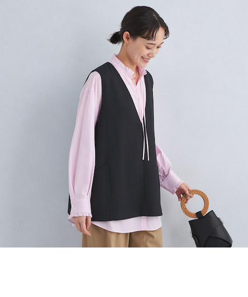 コットンテープ エンブロイダリー ベスト｜ユナイテッドアローズ