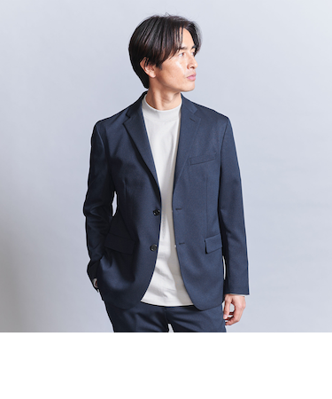 シャンブレー PE　2B ジャケット -セットアップ対応‐