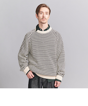 ギマコットン SWIT ボーダー クルーネック ニット ‐ウォッシャブル‐