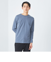 LONG FIBER COTTON クリア クルーネック Tシャツ