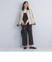 ［size SHORT/TALLあり］ツイル ベア オールインワン -マシンウォッシャブル・防シワ-