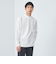 LONG FIBER COTTON クリア モックネック カットソー
