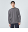 LONG FIBER COTTON クリア モックネック カットソー
