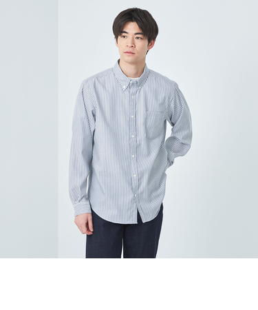 オックスフォード ボタンダウン シャツ -防シワ-