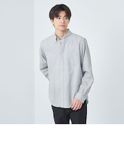 オックスフォード ボタンダウン シャツ -防シワ-