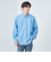 オックスフォード ボタンダウン シャツ -防シワ-