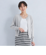 ドラキー クルーネック ニット カーディガン