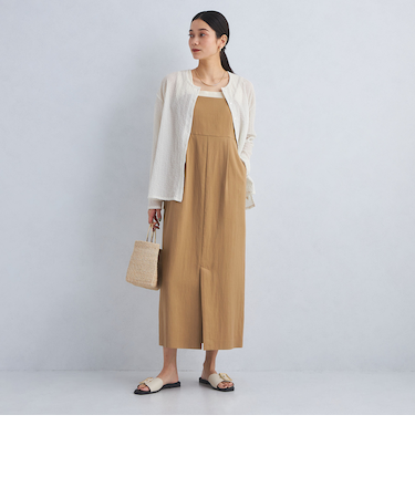 ［size SHORT/TALLあり］ベア キャミソール ワンピース