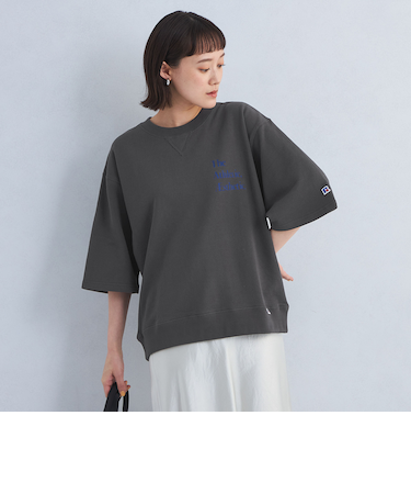 【別注】＜RUSSELL ATHLETIC＞ハーフスリーブ スウェット プルオーバー