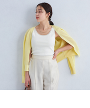 チュール トリミング タンクトップ