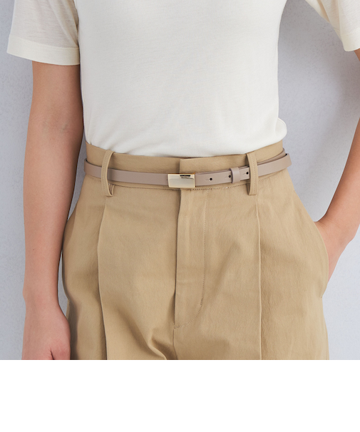 ＜FORBITO＞スクエアバックル ベルト