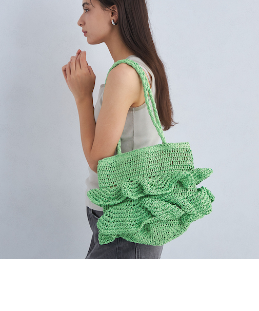 ＜VINCENT PRADIER＞フリル バッグ