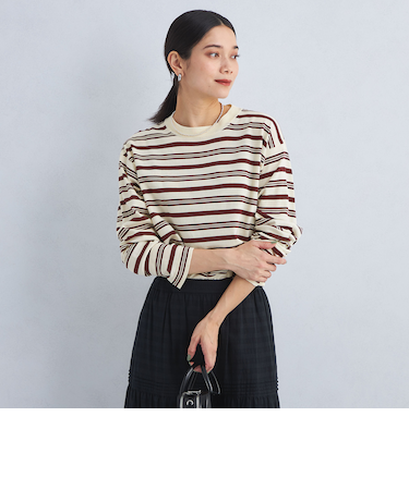 【別注】＜RYE TENDER＞ボーダー ニット Tシャツ