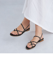 ナロウベルト トングサンダル（2.5cmヒール）