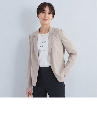 サラフール テーラード ジャケット -マシンウォッシャブル・ストレッチ・UVカット-