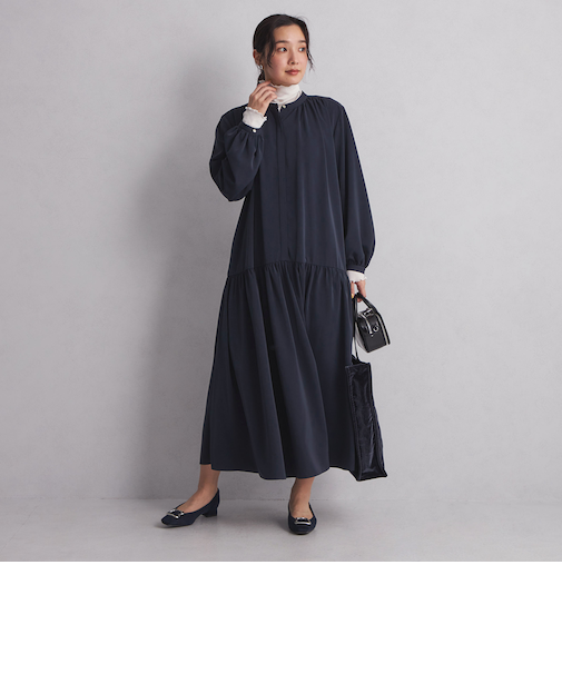 <at ease>ギャザー ワンピース