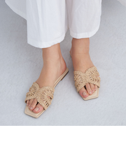 コードメッシュ フラットサンダル