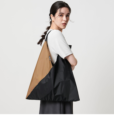 <MELO>2TONE トライアングル トートバッグ