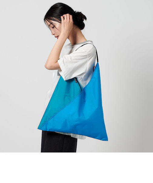 <MELO>2TONE トライアングル トートバッグ