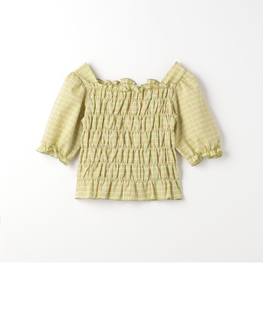 チェック シャーリング プルオーバー  / キッズ  140cm-160cm