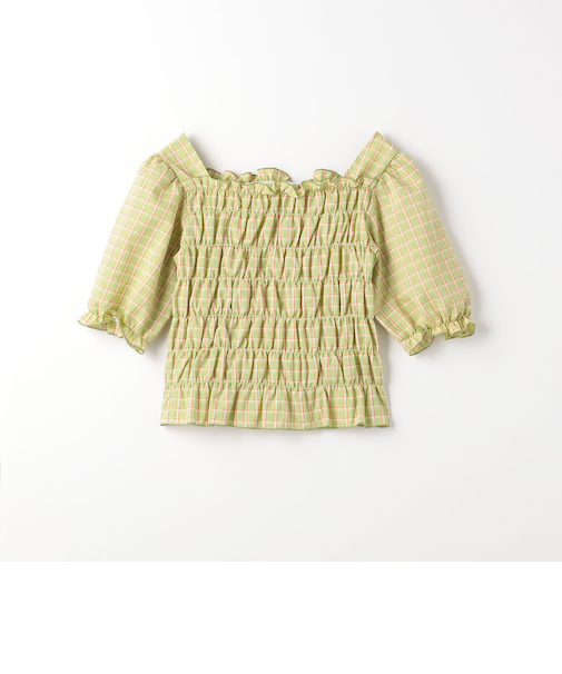 チェック シャーリング プルオーバー  / キッズ  140cm-160cm