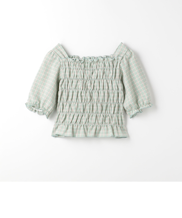 チェック シャーリング プルオーバー  / キッズ  140cm-160cm