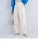 サイドベルトフォルム パンツ