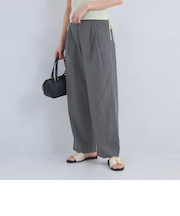 サイドベルトフォルム パンツ