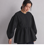 ＜at ease＞ペプラム ブラウス